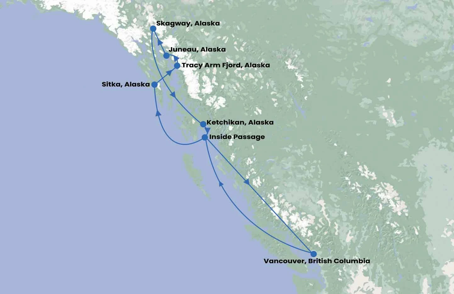 Vancouver Alaska with Serenade Of The Seas